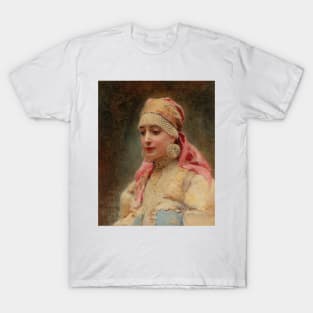 Portrait of a Boyarynya by Konstantin Makovsky T-Shirt